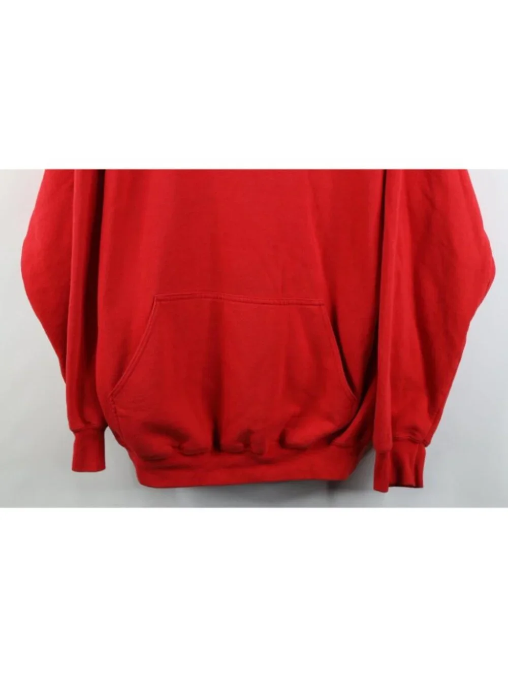 Vintage 90s Y2K Mens Large Spell Out Ohio State University Hoodie Sweatshirt Red